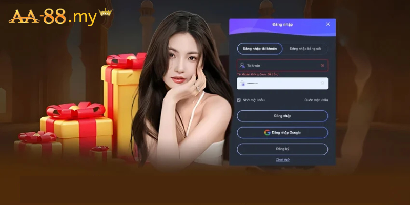 hướng dẫn đăng nhập aa88 cho người mới