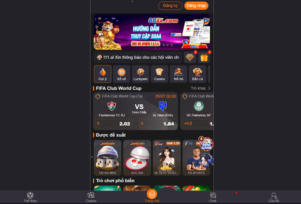 Tải App AA88 Nhà Cái