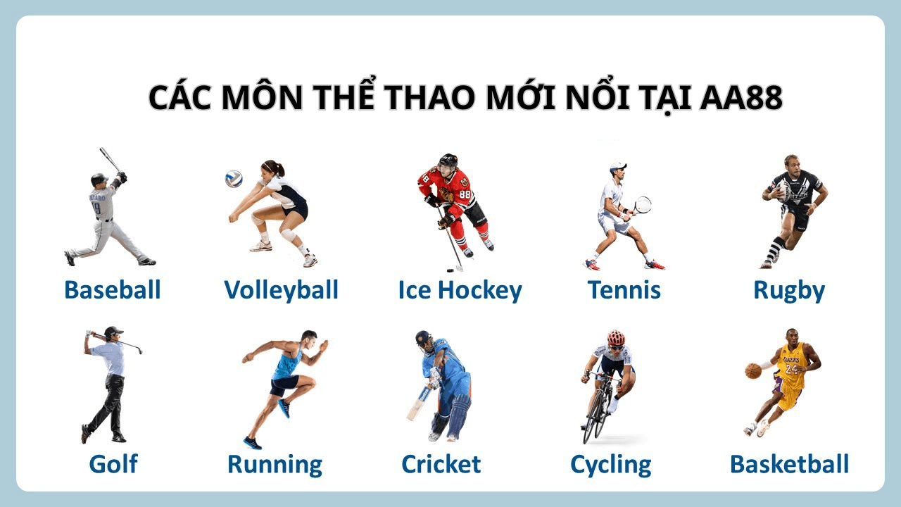 Các Môn Thể Thao Mới Nổi Tại AA88