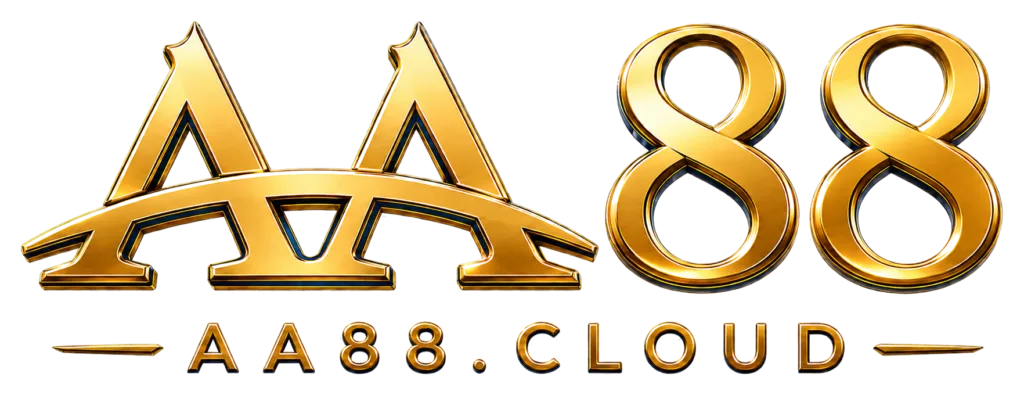 Logo chính thức của website AA88 cloud Logo nhận diện thương hiệu AA88 cloud