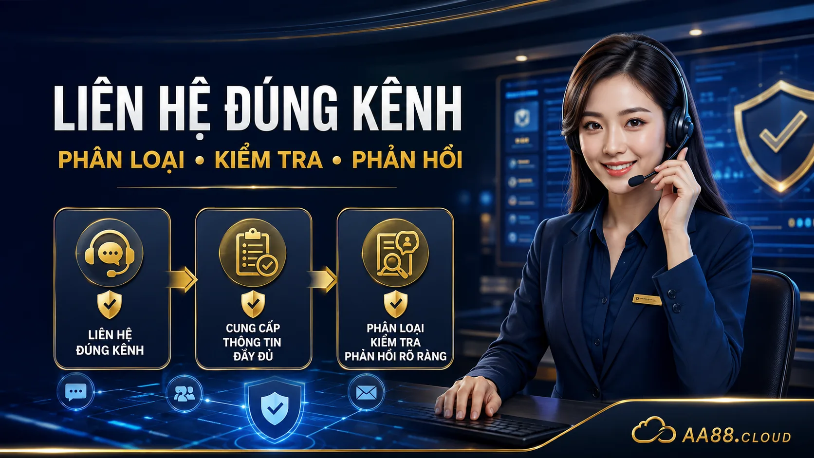 Liên hệ đúng kênh và cung cấp đủ dữ liệu giúp yêu cầu được phân loại, kiểm tra và phản hồi rõ ràng hơn